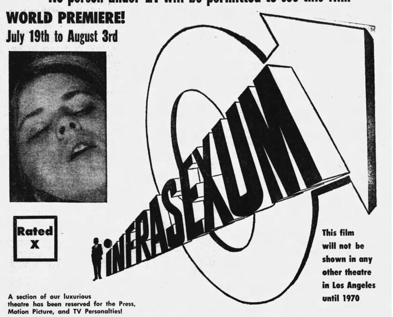 INFRASEXUM (1969) – Locations