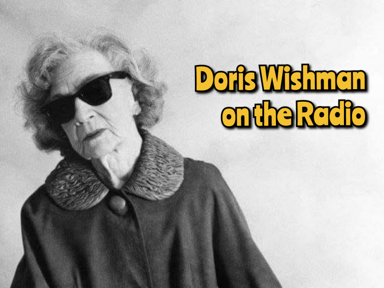 DORIS WISHMAN ON THE RADIO